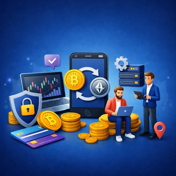 Crypto Exchange Development visual