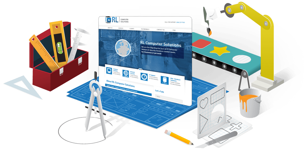 Website Redesign visual